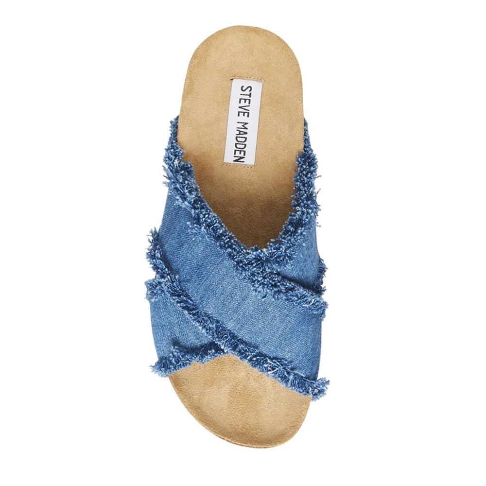 Steve Madden- Denim Slide- Sz. 8